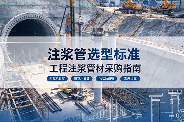 紫金注浆管选型标准